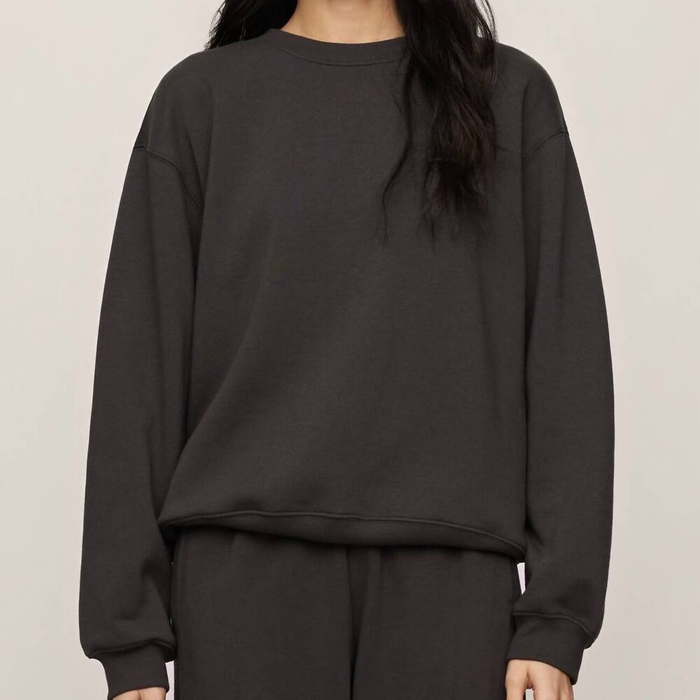 NEW Z SUPPLY boyfriend crewneck sweatshirt in grey